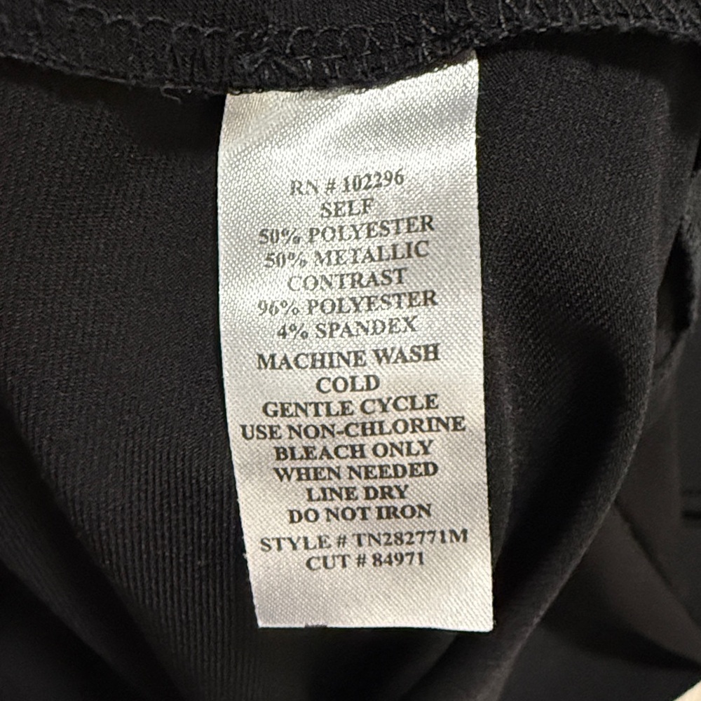 Connected Apparel Sparkling Black Maxi Gown Dress - Picture 3 of 9